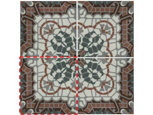 MOURON 15x15 cm - Floor tiles, cement tile look