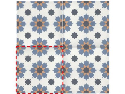 BENOIT JAUNE 20x20 - Floor tiles, cement tile look