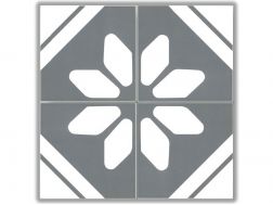 CEZAR Gris 15x15 cm - Floor tiles, cement tile look