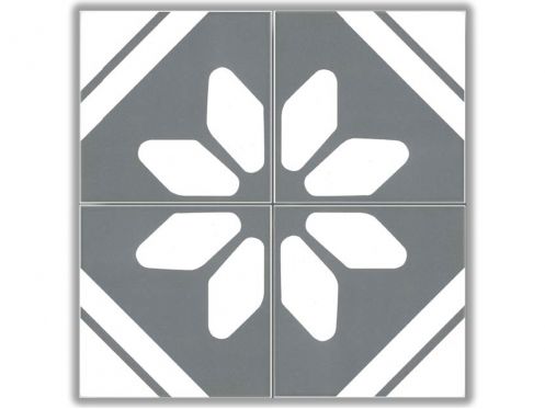 CEZAR Gris 15x15 cm - Floor tiles, cement tile look