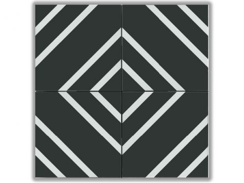 TONY 15x15 cm - Floor tiles, cement tile look