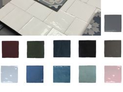 ATELIER 10x10 cm - wall tile, zellige style.