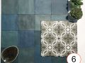 ATELIER 14x14 cm - wall tile, zellige style.