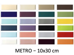 METRO 10x30 cm - Wall tiles, metro type