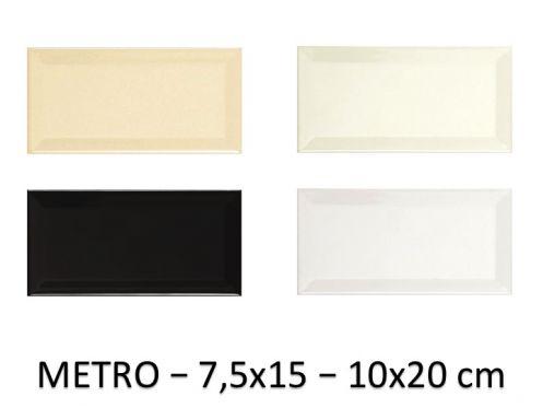 METRO 7,5x15 - 10x20 cm - Wall tiles, metro type