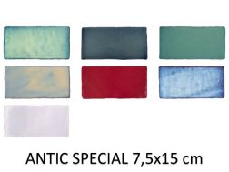 ANTIC SPECIAL 7,5x15 cm - Wall tiles, rustic rectangle