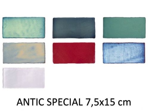 ANTIC SPECIAL 7,5x15 cm - Wall tiles, rustic rectangle