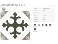 ATELIER LATIN 15x15 cm - Floor tiles, classic patterns