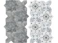 BECOLORS 14x14 cm, GREY - floor and wall tiles, Oriental style.