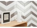 CHEVRON 6,4x26 cm - Wall tiles, chevron laying.