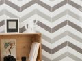 CHEVRON 6,4x26 cm - Wall tiles, chevron laying.