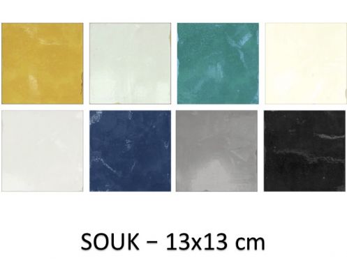 SOUK 13x13 cm - Floor and wall tiles, Zellige style