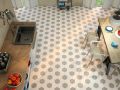 HOME HEXAGON 17x20 cm - Floor tiles, hexagonal, porcelain