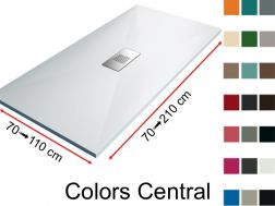 Shower tray, smooth finish - COLORS CENTRAL