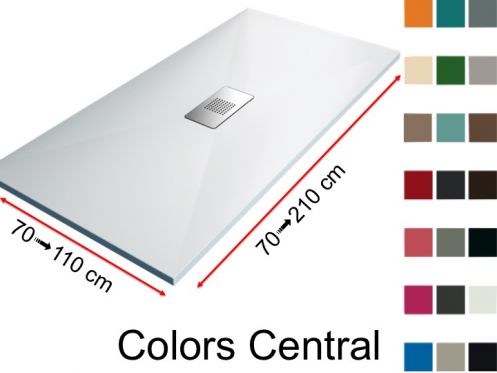 Shower tray, smooth finish - COLORS CENTRAL