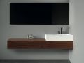 Custom bathroom cabinet, two drawers, height 50 cm, lacquer finish - EL CONCEPTO 50 Open Uni