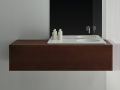 Custom bathroom cabinet, two drawers, height 50 cm, lacquer finish - EL CONCEPTO 50 Open Uni