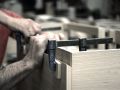 Custom bathroom cabinet, two drawers, height 50 cm, lacquer finish - EL CONCEPTO 50 Open Wood