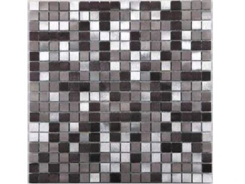 15BRISBANE - 30 x 30 cm - Mosaic Contemporary design, Metallic