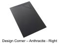 Shower tray, right angle drain - CORNER DESIGN RIGHT 200