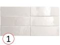 ARTISAN 6,5x20 cm - wall tile, zellige style.