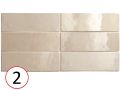 ARTISAN 6,5x20 cm - wall tile, zellige style.