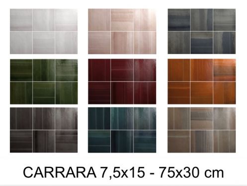 HABITAT 20x20 cm - Wall tiles, contemporary zellige style
