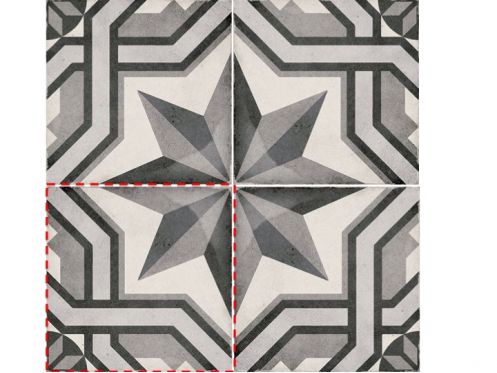 Cinema Grey 20x20 - Tiles, cement tile look