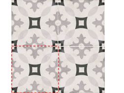 Karlsplatz Grey 20x20 - Tiles, cement tile look