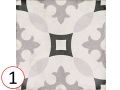 Karlsplatz Grey 20x20 - Tiles, cement tile look