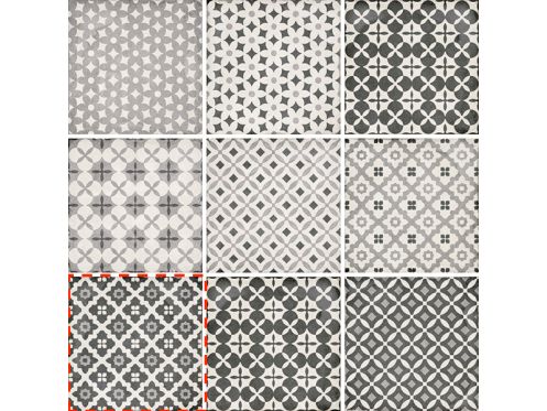 Alameda Grey 20x20 - Tiles, cement tile look