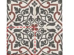 Folies Bergère 20x20 - Tiles, cement tile look