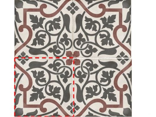 Folies Bergre 20x20 - Tiles, cement tile look