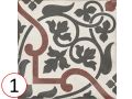 Folies Bergre 20x20 - Tiles, cement tile look