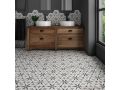 Hexagon Light / Dark 17,5x20 cm - Floor tiles, hexagonal, carrara marble finish