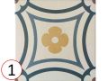 Saint Tropez 20x20 cm - Tiles, cement tile look