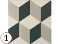 Provence 20x20 cm - Tiles, cement tile look