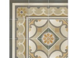 Burgundy 20x20 cm - Tiles, cement tile look