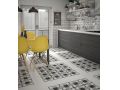 Patchwork B&W 20x20 cm - Tiles, cement tile look, black and white