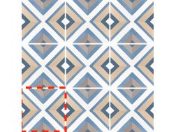 Square Colours 20x20 cm - Tiles, cement tile look
