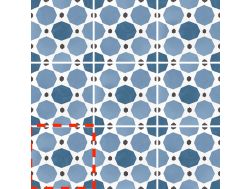 Sapphire Colours 20x20 cm - Tiles, cement tile look