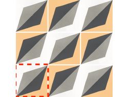 Wave Colours 20x20 cm - Tiles, cement tile look