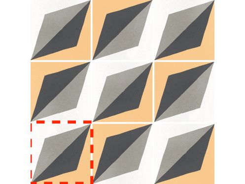 Wave Colours 20x20 cm - Tiles, cement tile look