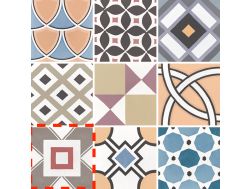 Patchwork Colours 20x20 cm - Tiles, cement tile look
