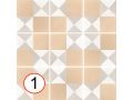 Chess Pastel 20x20 cm - Tiles, cement tile look