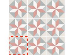 Magic Pastel 20x20 cm - Tiles, cement tile look