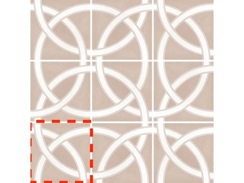 Loop Pastel 20x20 cm - Tiles, cement tile look