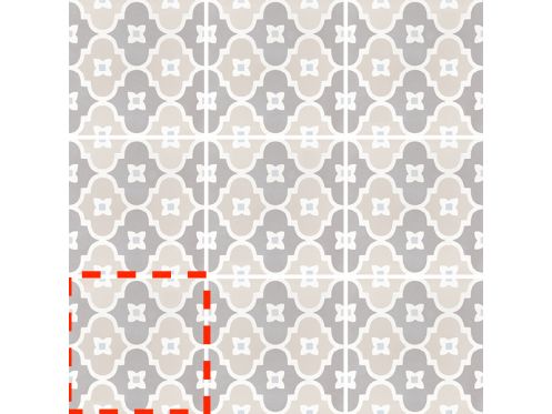 Bowtie Pastel 20x20 cm - Tiles, cement tile look