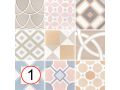 Patchwork Pastel 20x20 cm - Tiles, cement tile look
