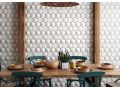 Oberland 12x11 cm - Wall tile, Hexagonal, 3D relief